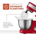 Ver imagem 6 de Batedeira Planetária Mondial Premium 4,5l 12 Velocidades 700w Vermelho/inox 220v - Bp-02p-r-ti