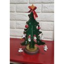 Ver imagem 2 de Mini Arvore de Natal Natalino Madeira Enfeite Papai Noel Arvore Boneco de Neve Decoraçao Sala Quarto