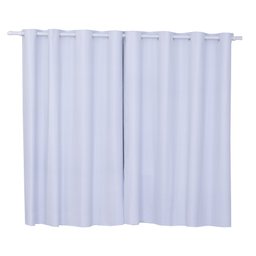 Cortina Para Sala Ou Quarto Corta Luz 2,00 Branca - 1