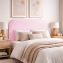 Ver imagem 1 de Cabeceira Cama Box Queen 1,60m Orgânica Luma Veludo Rose