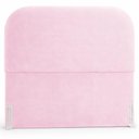 Ver imagem 4 de Cabeceira Cama Box Queen 1,60m Orgânica Luma Veludo Rose