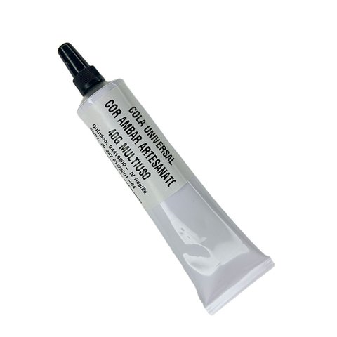 Cola Universal Cor Ambar Artesanato 40g Multiuso
