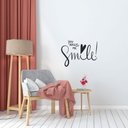 Ver imagem 3 de Adesivo Frase Inglês You Make Me Smile Você Me Faz Sorrir Decoração Sala Kanto Store Adesivo de Pare
