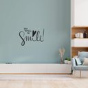 Ver imagem 4 de Adesivo Frase Inglês You Make Me Smile Você Me Faz Sorrir Decoração Sala Kanto Store Adesivo de Pare