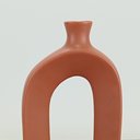 Ver imagem 7 de Vaso Decorativo Enfeite Planta Aparador Garrafa Cerâmica 23x11x5cm Chocolate
