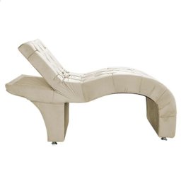 Maca Estética Estofada Reclinável Ergonômica Veludo Tati:bege - 3