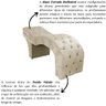 Maca Estética Estofada Reclinável Ergonômica Veludo Tati:bege - 6