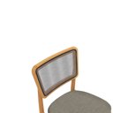 Ver imagem 3 de Cadeira Stela com Tela Sala de Jantar Premium Cinza/Chumbo
