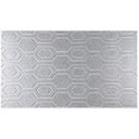 Ver imagem 1 de Tapete Passadeira Atlanta Antiderrapante 60x180cm Corttex - Geométrico 2 Prata