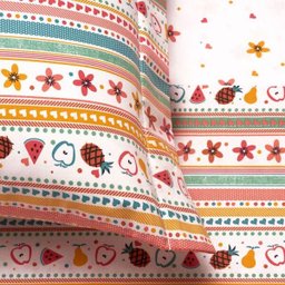 Jogo de Cama Infantil - 180 Fios - Duda - Florzinhas - 3 Peças - 100% Algodão - Artex - 2 Jogo de Cama Infantil - 180 Fios - Duda - Florzinhas - 3 Peças - 100% Algodão - Artex - 2