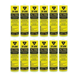 4022 - Kit 12 Colas Selantes Pu 40 Branco 400g Top Bond - 1