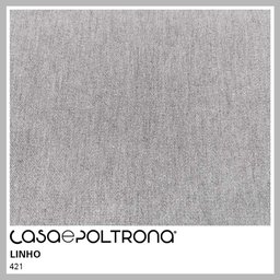 Sofá Curvo 03 Lugares 180cm Braço Direito Eron Linho Cinza Claro - Casaepoltrona - 5