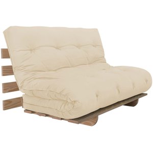 Colchonete Futon Dobravel Enrolavel Casal 188x128cm Orthovida - Palha