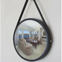 Ver imagem 3 de Espelho Redondo Decorativo Adnet Suspenso com Alça 30cm