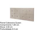 Ver imagem 2 de Painel de Cama Box Botão Queen 1,60 Elegance Cor Bege/areia - Comprar Moveis em Casa