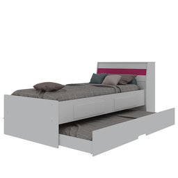 Bicama Solteiro Teen 90 Gelius Móveis Flex Color - 7