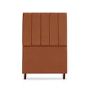 Ver imagem 1 de Cabeceira Cama Box Solteiro Estofada Carla 90 Cm Suede:terracota