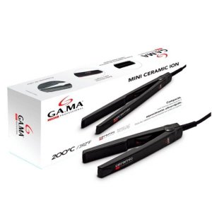 GAMA PRANCHA MINI CERAMIC ION BIVOLT (8023277109810): Preto / 110V/220V (Bivolt)