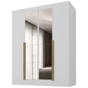 Ver imagem 2 de Guarda-Roupa 100% MDF 4 Portas 3 Gavetas com Espelhos Sevilha Yescasa Branco