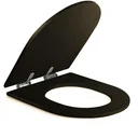 Ver imagem 2 de Assento Poliester Soft Close Carrara Marrom Fosco para vaso Deca