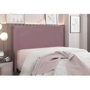 Ver imagem 4 de Cabeceira Cama Box Solteiro 90 Cm Garden Veludo S04 Cor Uva