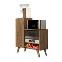Ver imagem 1 de Armário para cozinha multiuso para micro-ondas e forno elétrico