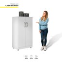 Ver imagem 4 de Armário Organizador Multiuso Rosana 2 Portas Branco - Desk Design