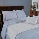Ver imagem 1 de Peseira de Cama Comfort 5 Pçs King Almofadas Cheias Branco
