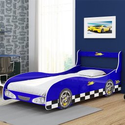 Cama Infantil Carro Rally 090 Gelius Móveis - 2