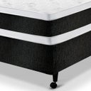 Ver imagem 2 de Cama Box + Colchão King Size Castor Espuma D45 Black & White Air Double Face