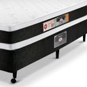 Ver imagem 3 de Cama Box + Colchão King Size Castor Espuma D45 Black & White Air Double Face