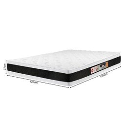 Colchão Box Casal Castor Espuma D45 Black & White Air Double Face 128 - 4
