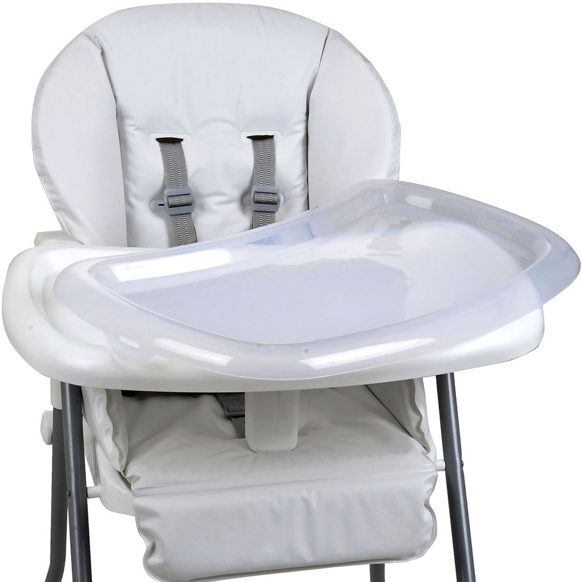 Cadeira de Refeição Infantil Reclinável Papa & Soneca De 6 a 36 Meses Branco Burigotto - 4