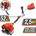 Ver imagem 5 de Roçadeira Lateral a Gasolina DR520P5 Profissional 52CC 2,5HP 2T Easy Start Tanque 1,2L com Lâminas