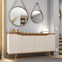 Ver imagem 2 de Buffet Grace Off White com Cedro - Móveis Casa D