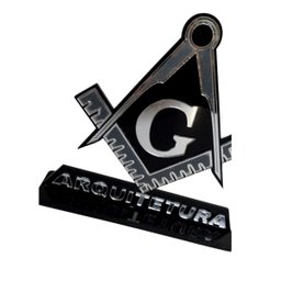 Placa Personolizada Brasão Acrilico Profissões Decoração:arquitetura - 7