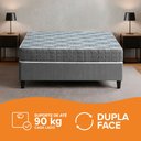 Ver imagem 5 de Cama Box Casal Cinza + Colchão Espuma D23 Zidi Washington 138x188x51cm