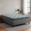Ver imagem 2 de Cama Box Casal Cinza + Colchão Espuma D23 Zidi Washington 138x188x51cm