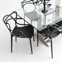 Ver imagem 3 de Kit 4 Cadeiras Allegra Polipropileno: Design Moderno para Sala de Jantar e Varanda