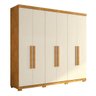 Guarda-Roupa de Casal 6 Portas Amadeirado Monarca Nature Amadeirado - 1