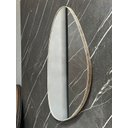 Ver mais imagens de Espelho Decorativo Orgânico Grande 51x80cm Moldura de Couro:preto