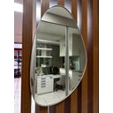 Ver imagem 7 de Espelho Decorativo Orgânico Grande 51x80cm Moldura de Couro:preto