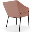 Ver imagem 7 de Kit 4 Cadeiras para Sala de Jantar Estar Living Olívia L02 Suede Rosê - Lyam Decor