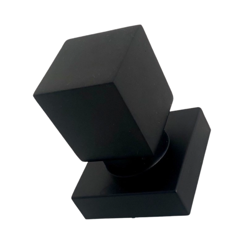 Acabamento Quadrado Preto Fosco Registro Metal Padrão Deca