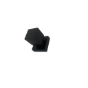 Ver imagem 3 de Acabamento Quadrado Preto Fosco Registro Metal Padrão Deca