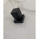 Ver imagem 2 de Acabamento Quadrado Preto Fosco Registro Metal Padrão Deca