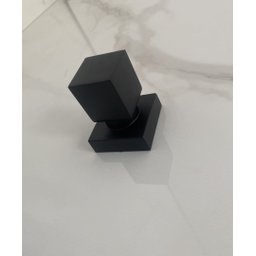 Acabamento Quadrado Preto Fosco Registro Metal Padrão Deca - 2