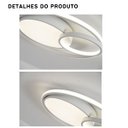 Ver imagem 4 de Luminária de Led de Sobrepor Redonda Bivolt 31w 3 em 1 com Luz Central Dupla:branco