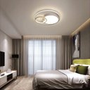 Ver imagem 5 de Luminária de Led de Sobrepor Redonda Bivolt 31w 3 em 1 com Luz Central Dupla:branco