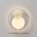 Ver imagem 2 de Luminária de Led de Sobrepor Redonda Bivolt 31w 3 em 1 com Luz Central Dupla:branco